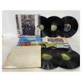 The Beatles vintage vinyl record collection & book