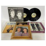 The Everly Bros vintage record album collection