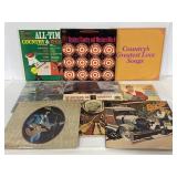 Classic Country & Western Hits - 9 record albums