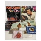 Tom Jones vinyl records albums, 45 RPMs, & CD