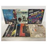 Ten vintage jazz & blues vinyl record albums