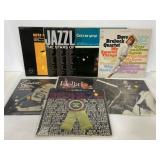 Vintage jazz record album collection (8)