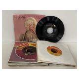 Dolly Parton & Rosanne Cash 45 RPM record lot