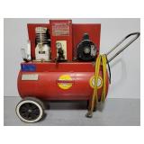 Mid-states fourteen gallon air tank w/ hoses