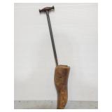 Antique woodland metal shoe tool