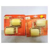 Two 2 packs of Franklin 2.25in wide caster wheels