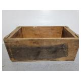 Vintage wooden toolbox