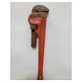 Vintage rigid 18in pipe wrench