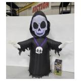 Airblown Inflatable LED Halloween Skull Reaper