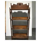 Antique Romeo, MI general store wood display rack