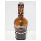 Frankenmuth, MI Brewing Co. brown glass growler