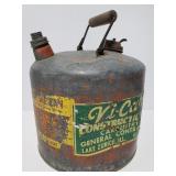 Vintage 5 gal Eagle metal gas can