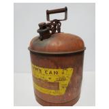 Vintage Eagle 5 gal metal safety can