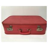 Vintage red suitcase