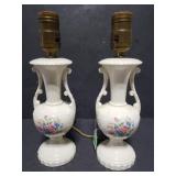 Pair of vintage nightstand lamps