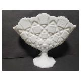 West Norland white glass vase