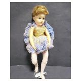 Vintage poseable ballerina doll