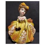 Relpo 5936 girl in dress planter
