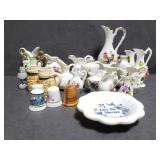 Collection of mini pitchers/knickknacks