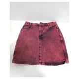 Vintage Calvin Klein pink wash jean skirt