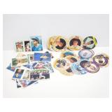 Baseball card pack stickers & round player cards