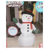 Airblown inflatable 7ft snowman