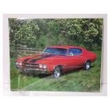 Vintage Chevy Chevelle poster
