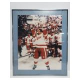 Framed Red Wings Stanley Cup picture
