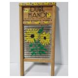 Decorated small Columbus washboard