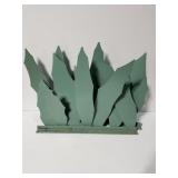 Six 2 ft. long metal leaf decor pieces
