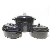 Graniteware pot trio