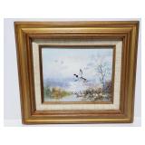 Framed and Signed wildlife painting