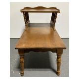 Vintage two tiered end table