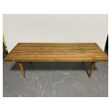 Mid century teakwood bench