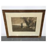 Vintage rural art print