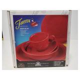 Fiesta Scarlet service for one dish set