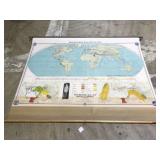 Bronze Age & Anciet Emipres large pull down map