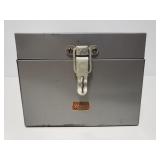Weis metal card file box