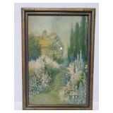 Vintage framed print