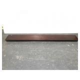 Large fireplace mantle or wall shelf - 6.5 ft long