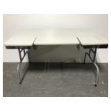 Sewing table w/ folding legs