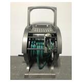 Suncast hose reel w/ garden hose & sprayer