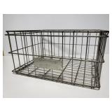 Large vintage metal Ruths Salads crate
