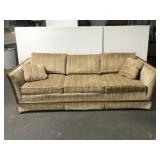 Broyhill striped sofa couch