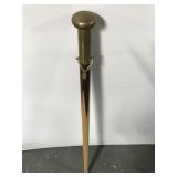 Refashioned pool stick walking stick