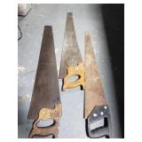 Hand saw trio