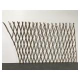 Folding twig gate or garden decor piece
