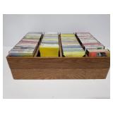 Cassette tapes with organizer
