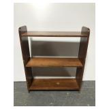 Small wooden bookshelf