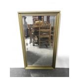 Gold wood framed vintage wall mirror